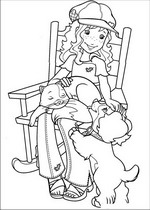 coloring page Holly Hobbie